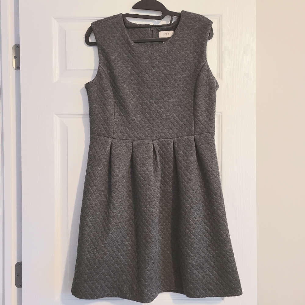 Gray Loft dress, size small